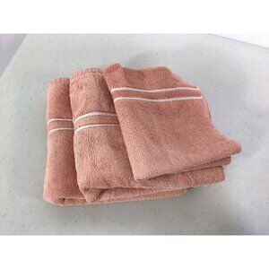 Vintage Orange Hand Towel Set of Three